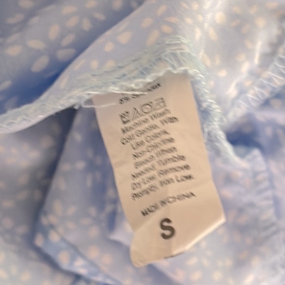 ❤️ 🆕 Mini Skirt Ruffled Boho Print High Waist Casual Swing Flowy Floral Size S - Picture 4 of 5